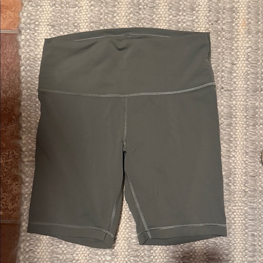 lululemon athletica Dark Green Bike Shorts